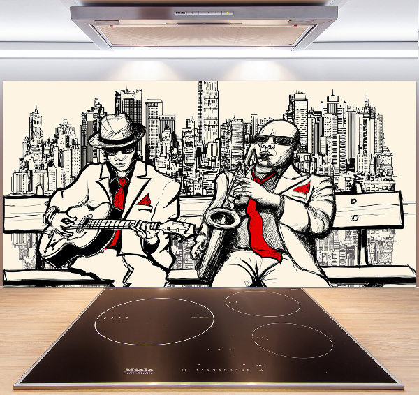 Crédence en verre cuisine Le jazz à New York
