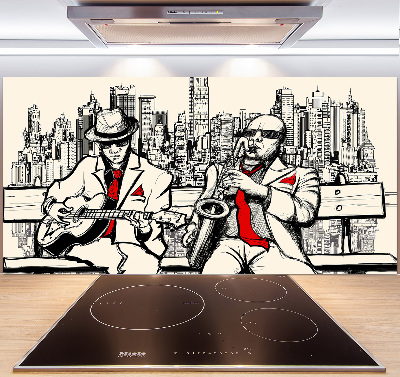 Crédence en verre cuisine Le jazz à New York