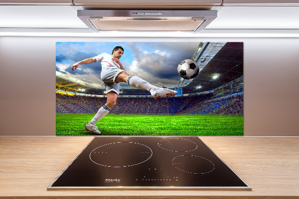 Panneaux muraux cuisine Footballeur dans le stade