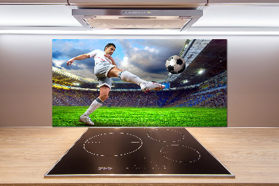Panneaux muraux cuisine Footballeur dans le stade