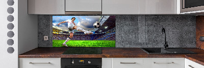 Panneaux muraux cuisine Footballeur dans le stade