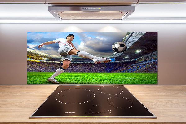 Panneaux muraux cuisine Footballeur dans le stade