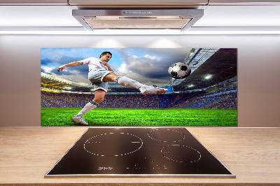 Panneaux muraux cuisine Footballeur dans le stade