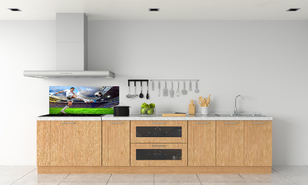 Panneaux muraux cuisine Footballeur dans le stade