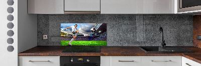Panneaux muraux cuisine Footballeur dans le stade
