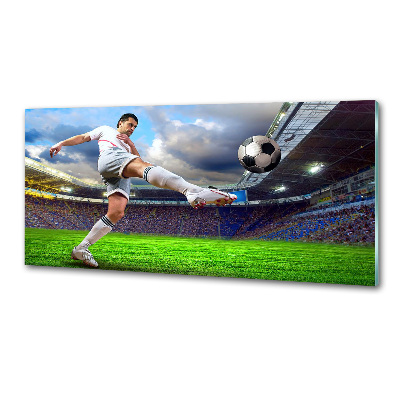 Panneaux muraux cuisine Footballeur dans le stade