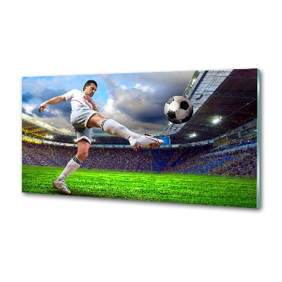 Panneaux muraux cuisine Footballeur dans le stade