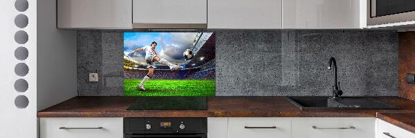 Panneaux muraux cuisine Footballeur dans le stade