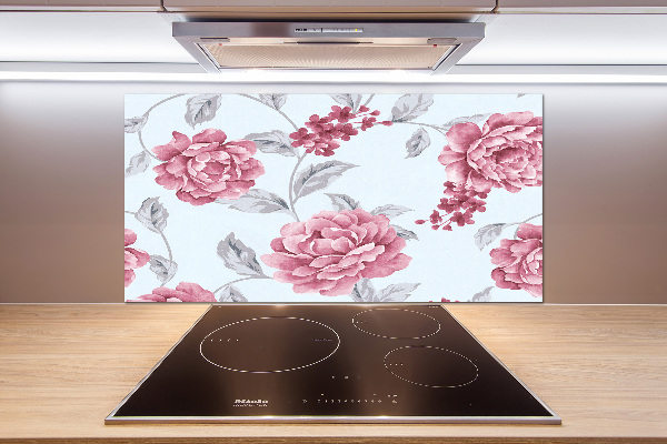 Crédence de cuisine Pivoines