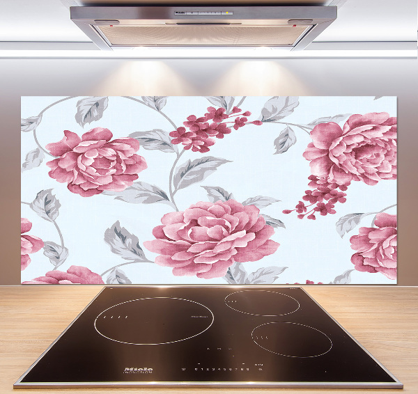 Crédence de cuisine Pivoines