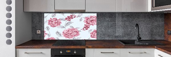 Crédence de cuisine Pivoines