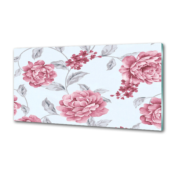 Crédence de cuisine Pivoines