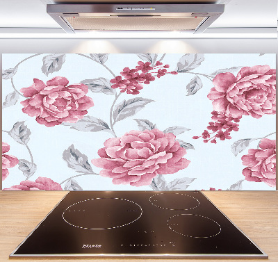 Crédence de cuisine Pivoines