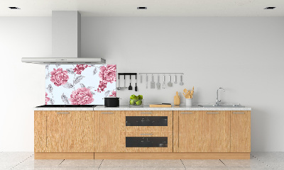 Crédence de cuisine Pivoines
