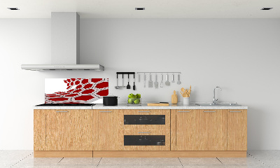 Panneau crédence cuisine Abstraction 3D d'hexagones
