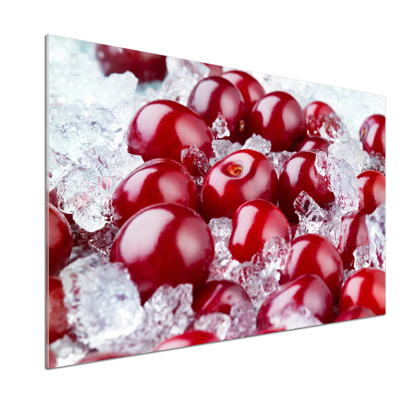 Crédence en verre cuisine Cerise congelée
