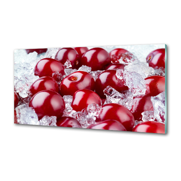 Crédence en verre cuisine Cerise congelée