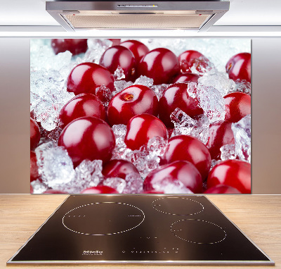 Crédence en verre cuisine Cerise congelée