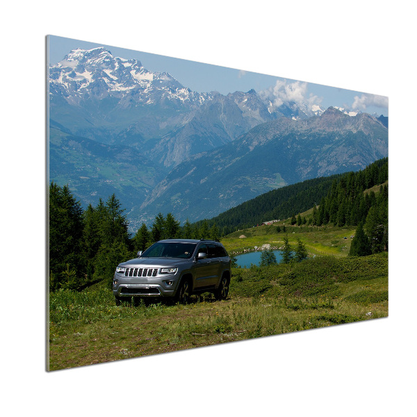 Crédence en verre trempé Voiture tout-terrain