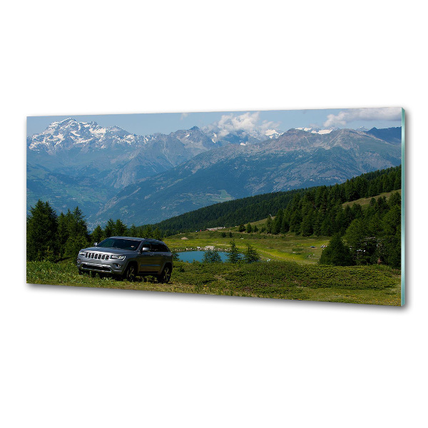 Crédence en verre trempé Voiture tout-terrain