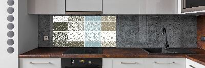 Crédence en verre cuisine Motifs géométriques
