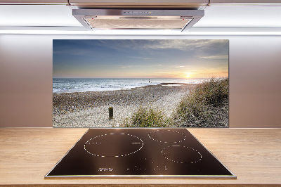 Panneaux muraux cuisine Coucher de soleil et dunes de sable