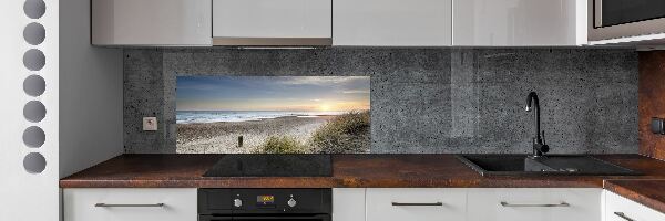 Panneaux muraux cuisine Coucher de soleil et dunes de sable