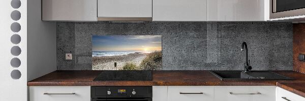Panneaux muraux cuisine Coucher de soleil et dunes de sable