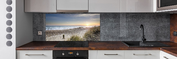 Panneaux muraux cuisine Coucher de soleil et dunes de sable