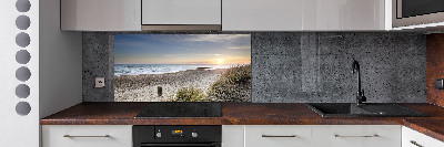 Panneaux muraux cuisine Coucher de soleil et dunes de sable