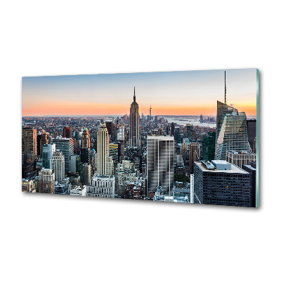 Verre pour crédence New York