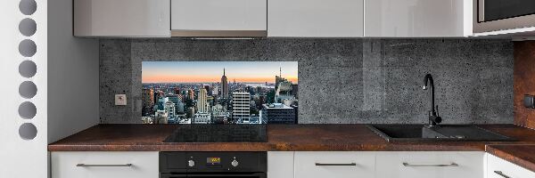 Verre pour crédence New York