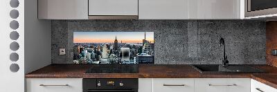 Verre pour crédence New York