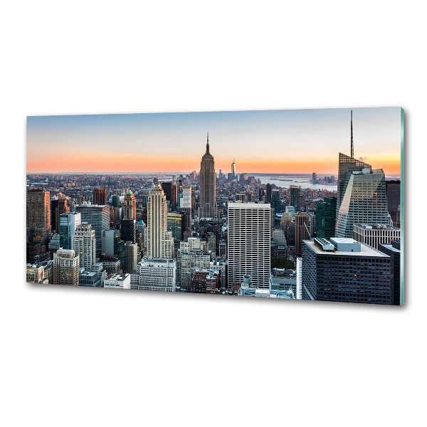 Verre pour crédence New York