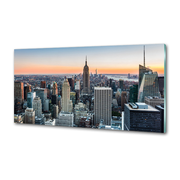 Verre pour crédence New York