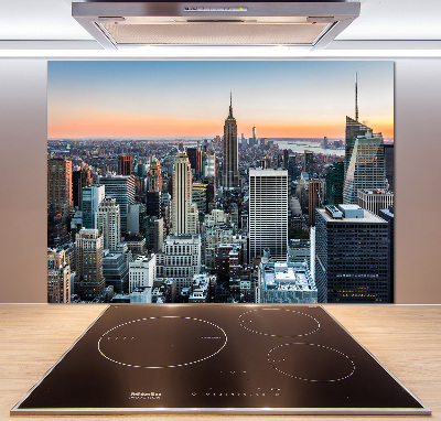 Verre pour crédence New York