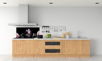 Crédence cuisine en verre trempé Orchidée
