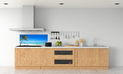 Crédence cuisine en verre trempé Plage tropicale