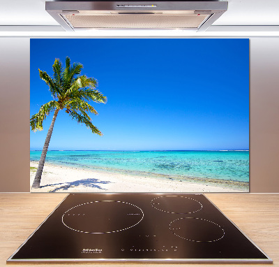 Crédence cuisine en verre trempé Plage tropicale