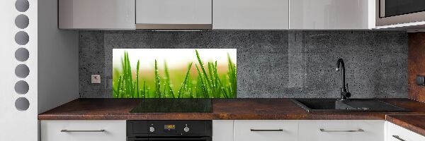 Crédence en verre Herbe