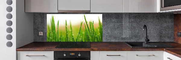 Crédence en verre Herbe