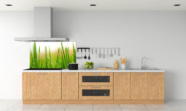 Crédence en verre Herbe