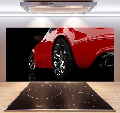 Crédence en verre Voiture rouge