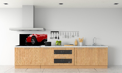 Crédence en verre Voiture rouge