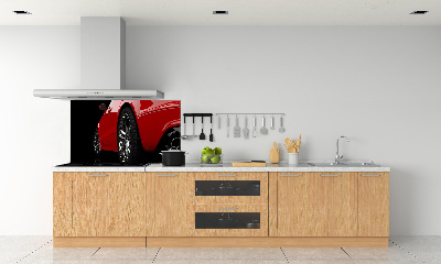 Crédence en verre Voiture rouge