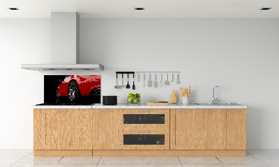 Crédence en verre Voiture rouge