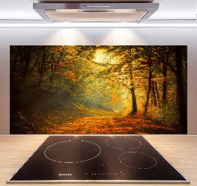 Crédence en verre Forêt d'automne