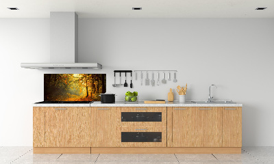 Crédence en verre Forêt d'automne