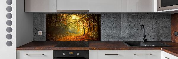 Crédence en verre Forêt d'automne