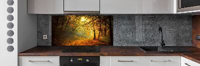 Crédence en verre Forêt d'automne